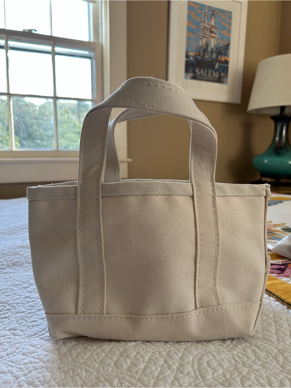 Canvas Tote Bag in Natural Cream - Classic Everyday Carry